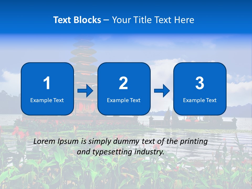 Scenery Sky Building PowerPoint Template
