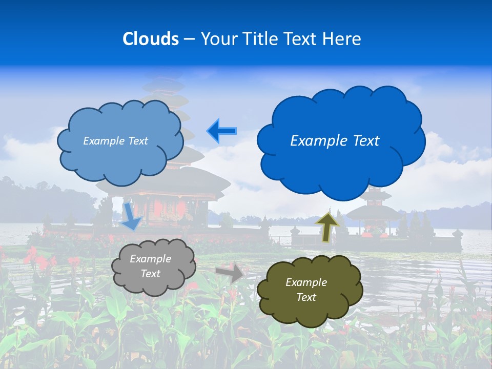 Scenery Sky Building PowerPoint Template