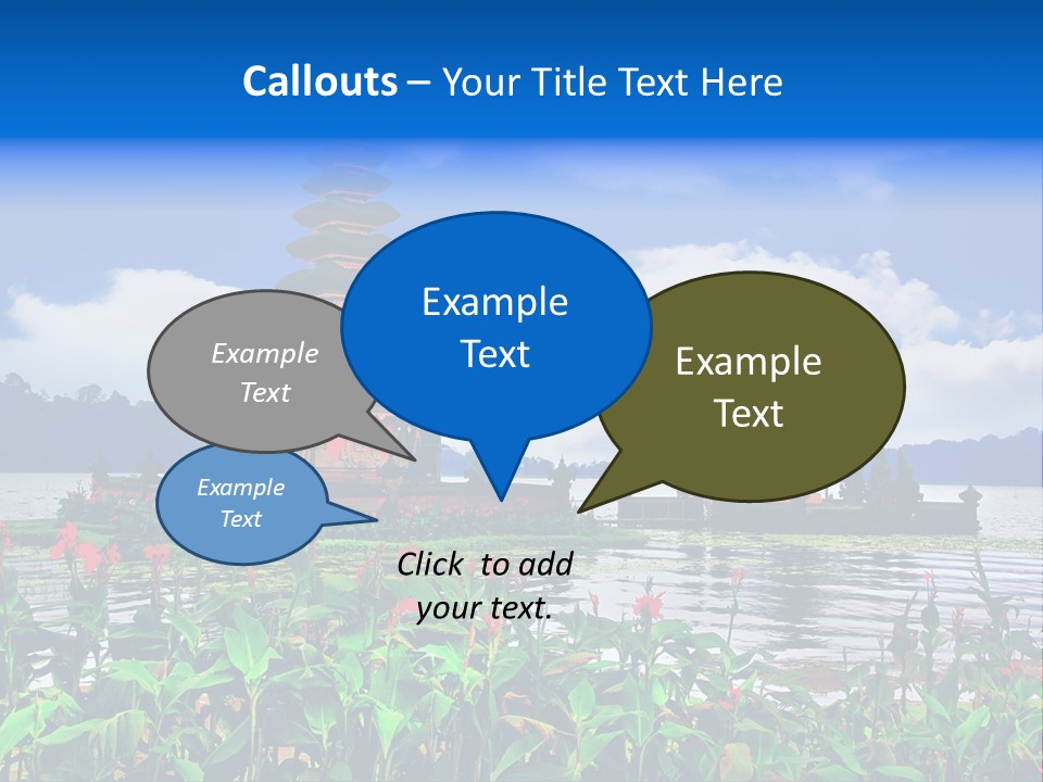 Scenery Sky Building PowerPoint Template