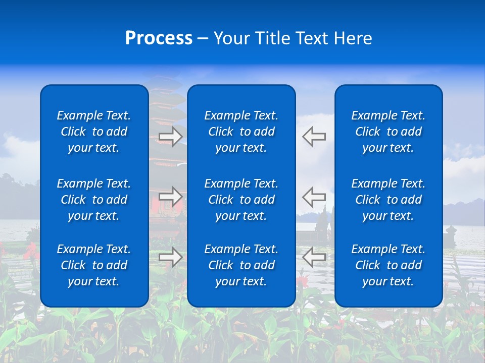 Scenery Sky Building PowerPoint Template