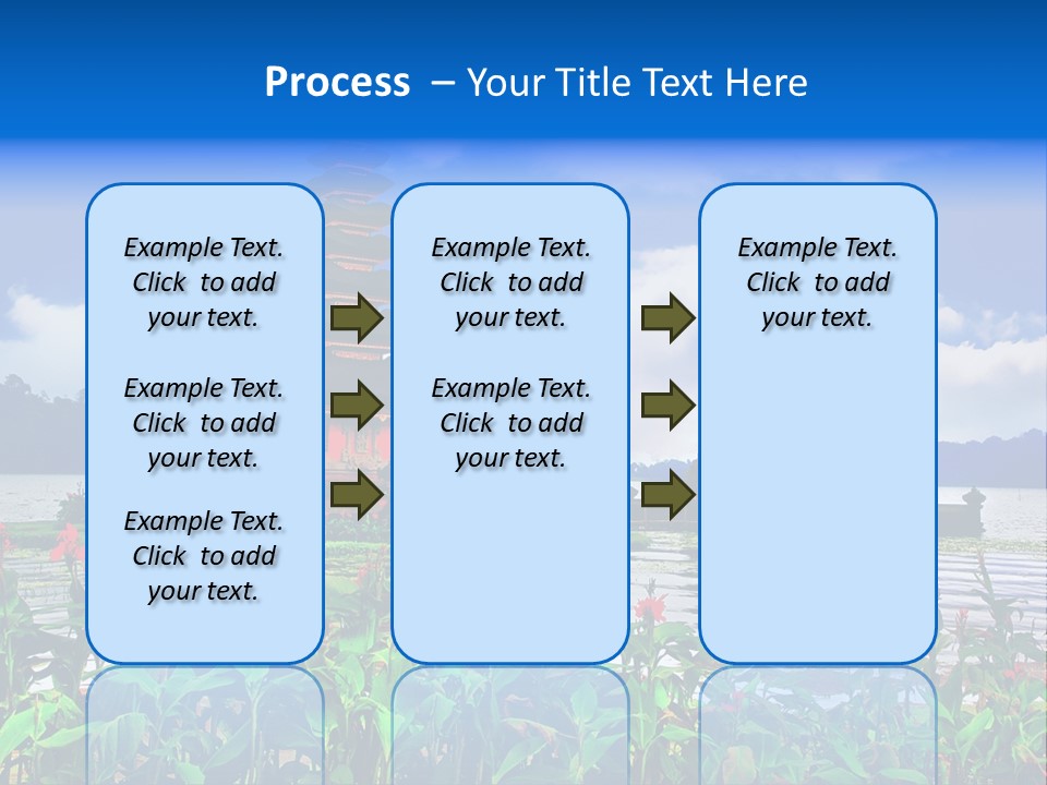 Scenery Sky Building PowerPoint Template