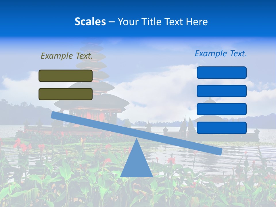 Scenery Sky Building PowerPoint Template