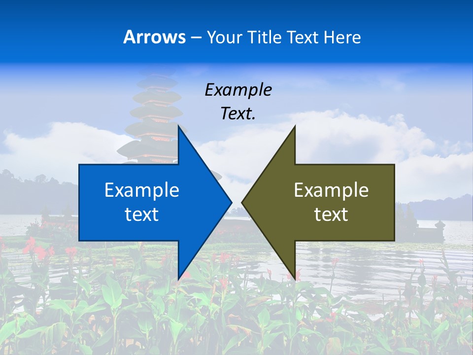 Scenery Sky Building PowerPoint Template