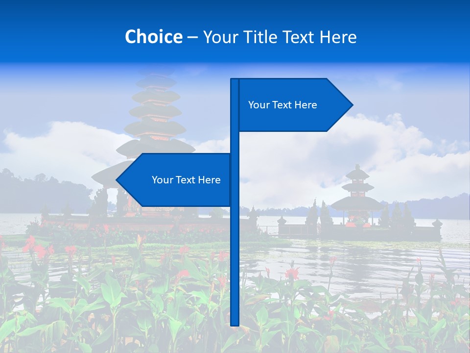 Scenery Sky Building PowerPoint Template