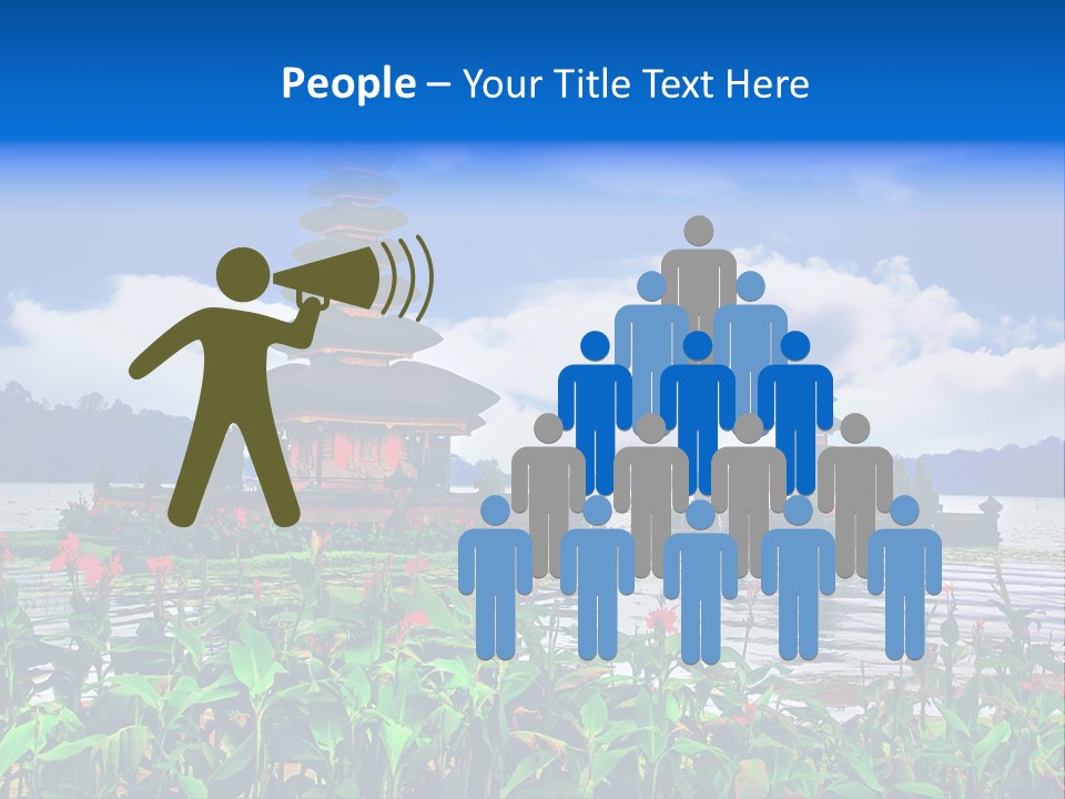 Scenery Sky Building PowerPoint Template