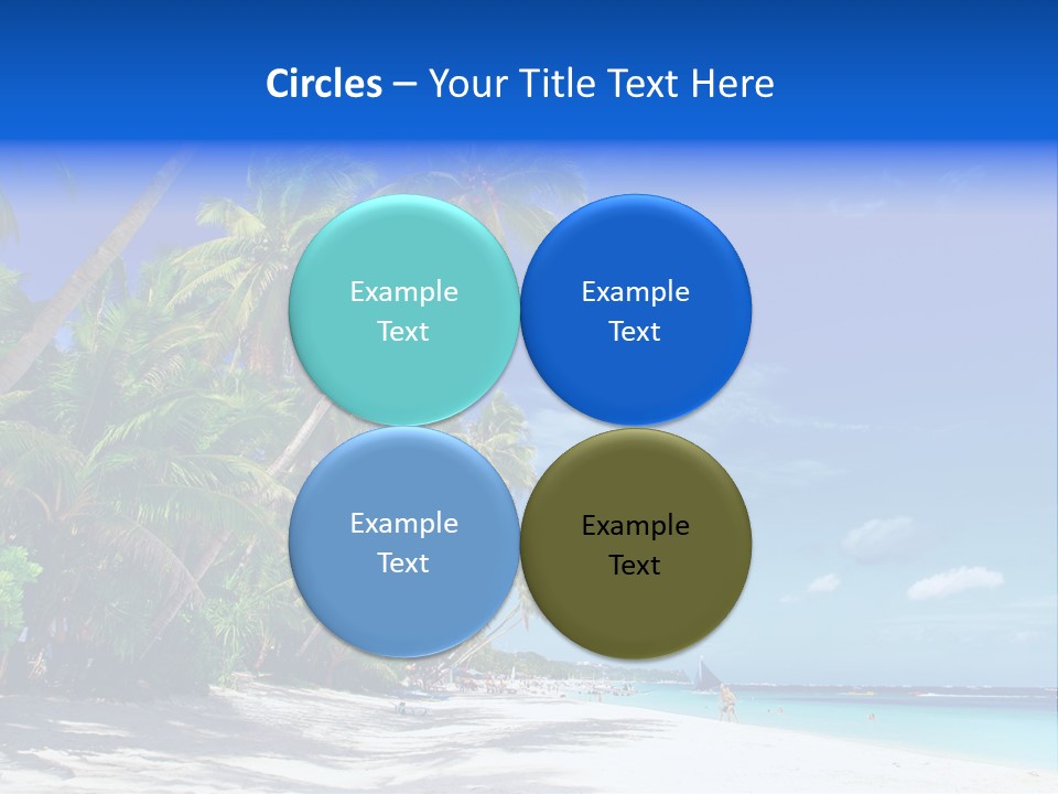 Philippines Sea Summertime PowerPoint Template