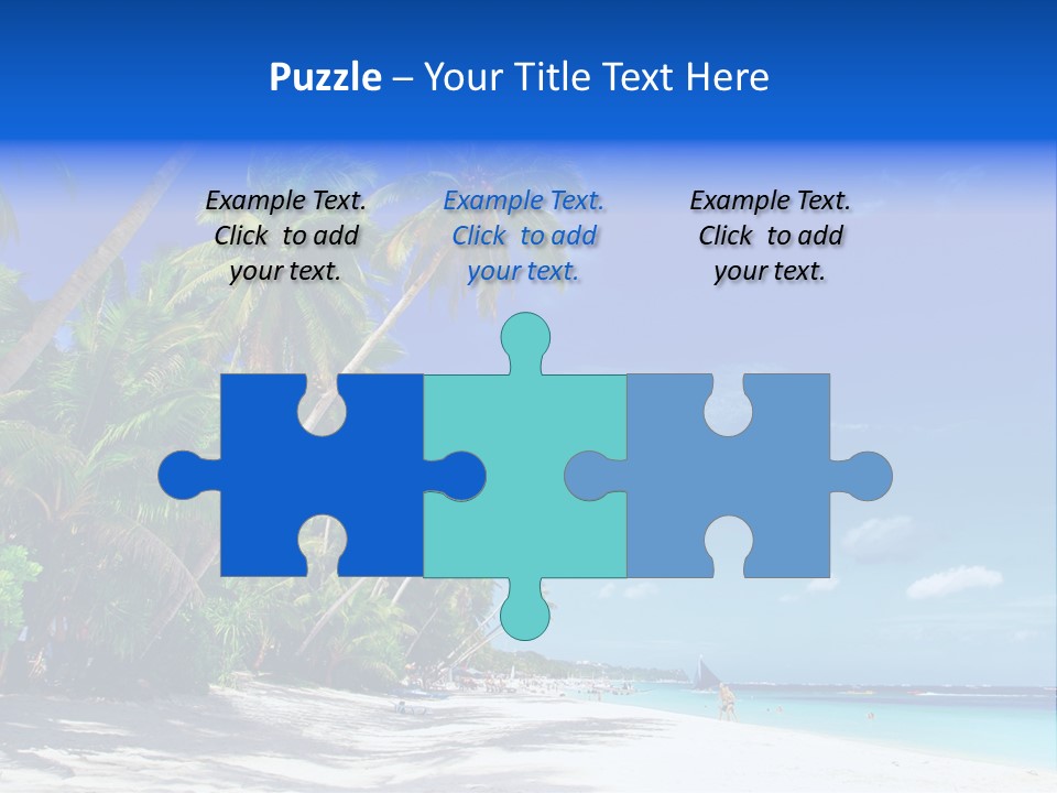 Philippines Sea Summertime PowerPoint Template