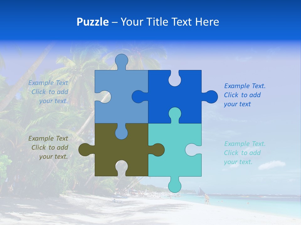 Philippines Sea Summertime PowerPoint Template