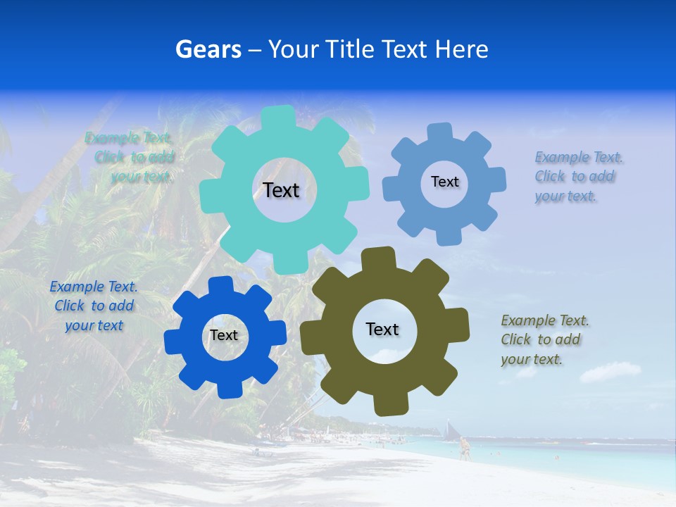 Philippines Sea Summertime PowerPoint Template