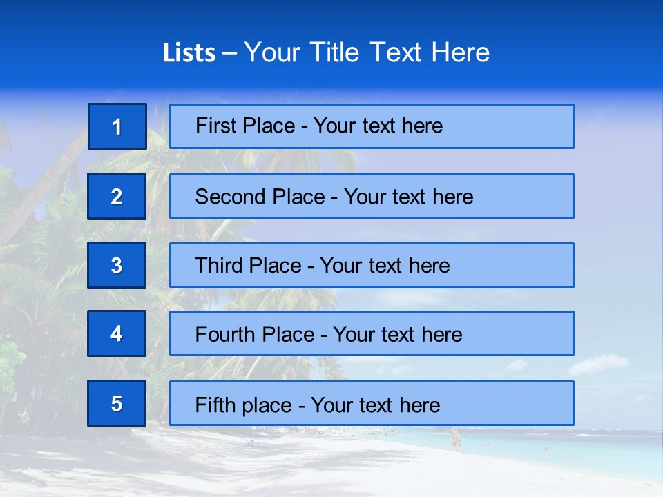 Philippines Sea Summertime PowerPoint Template
