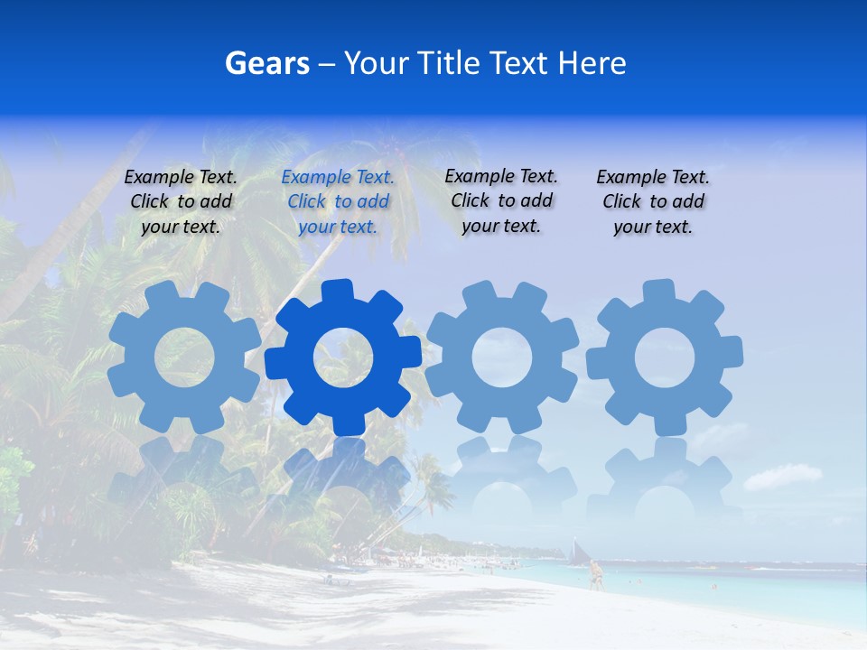 Philippines Sea Summertime PowerPoint Template