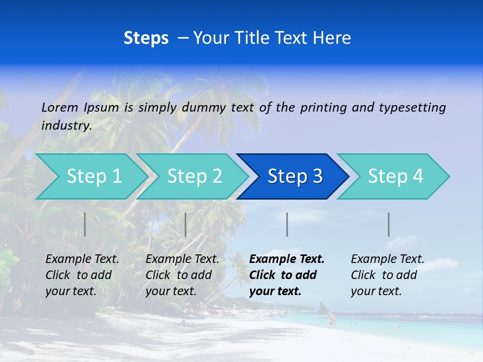 Philippines Sea Summertime PowerPoint Template
