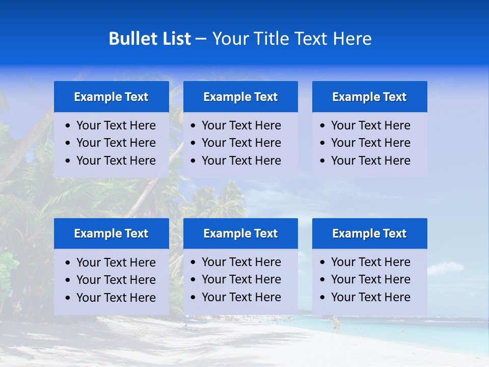 Philippines Sea Summertime PowerPoint Template