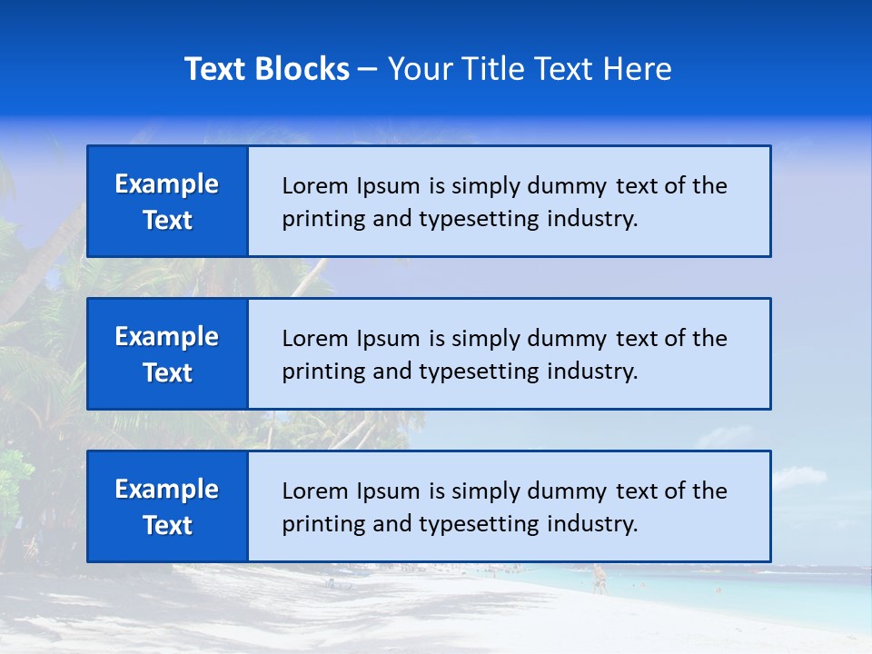 Philippines Sea Summertime PowerPoint Template