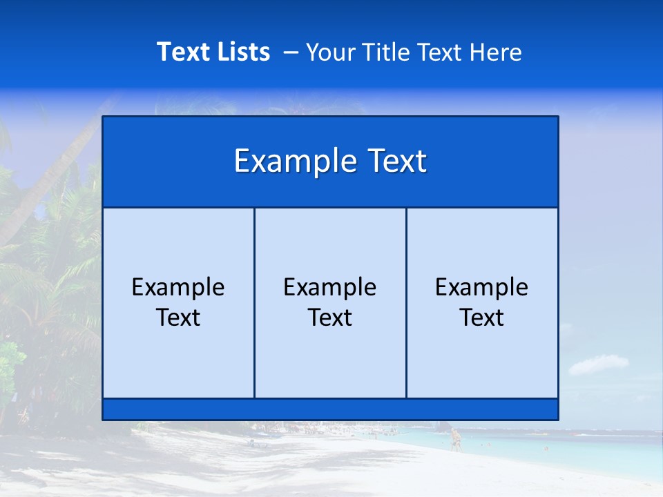 Philippines Sea Summertime PowerPoint Template