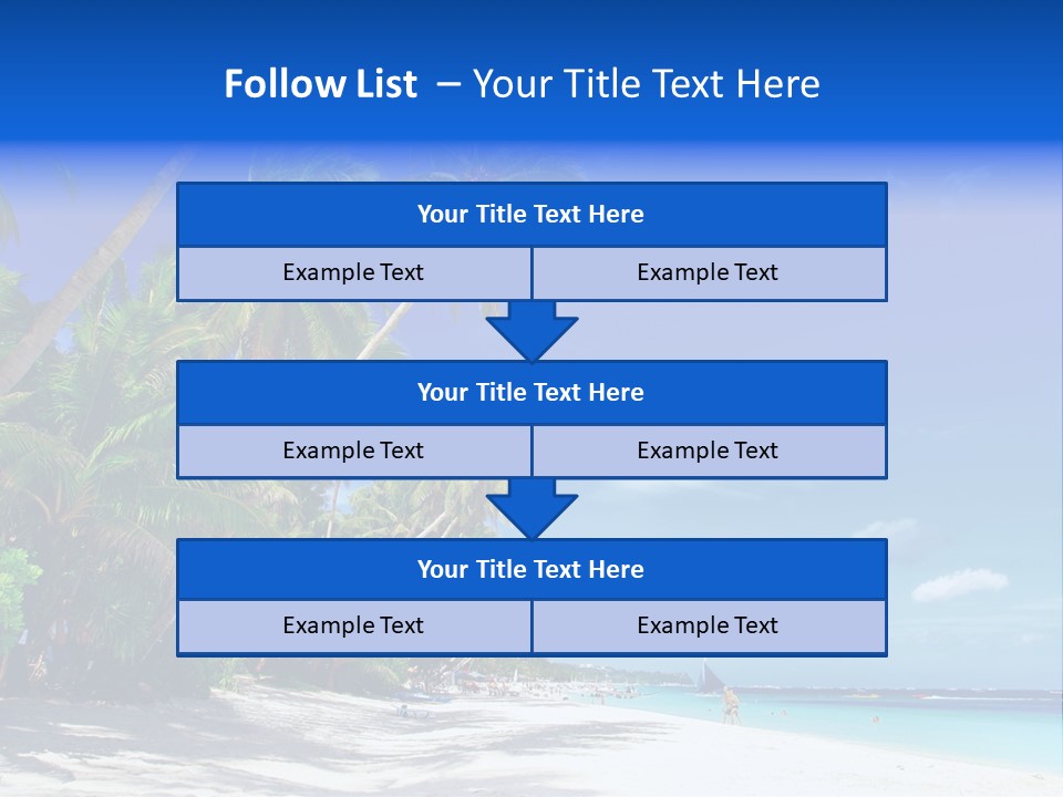 Philippines Sea Summertime PowerPoint Template