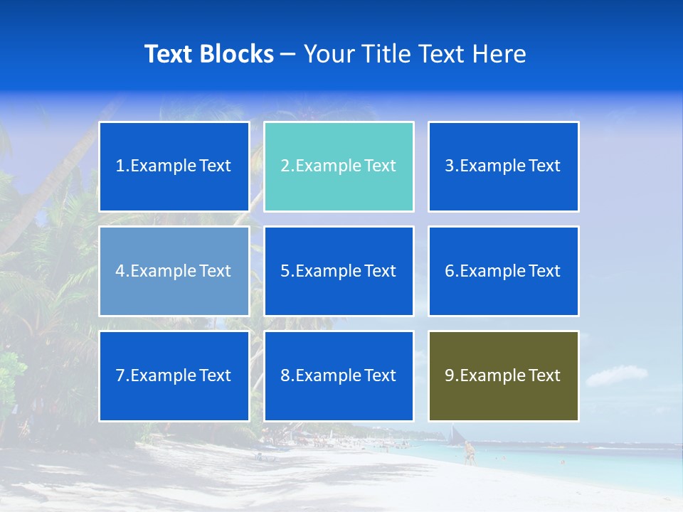 Philippines Sea Summertime PowerPoint Template