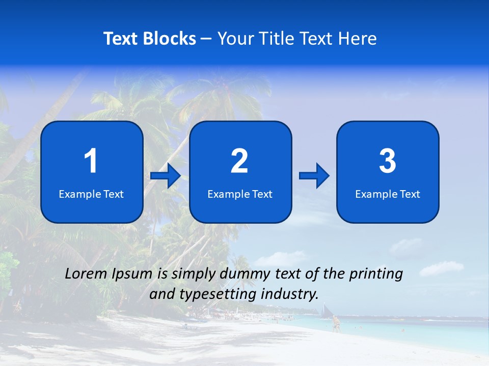 Philippines Sea Summertime PowerPoint Template
