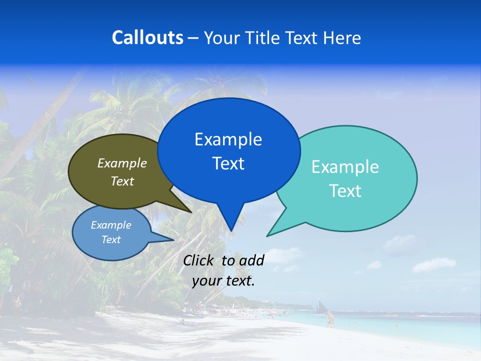 Philippines Sea Summertime PowerPoint Template