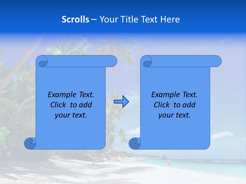 Philippines Sea Summertime PowerPoint Template