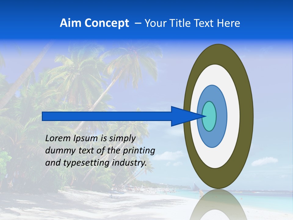Philippines Sea Summertime PowerPoint Template