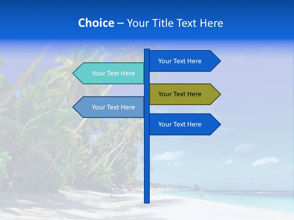 Philippines Sea Summertime PowerPoint Template