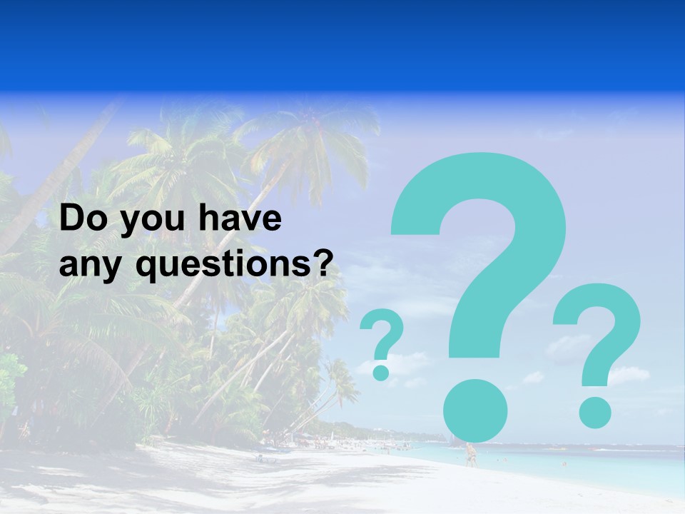 Philippines Sea Summertime PowerPoint Template