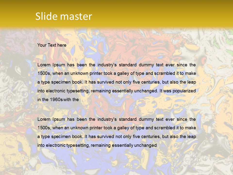 Beauty Texture Nature PowerPoint Template