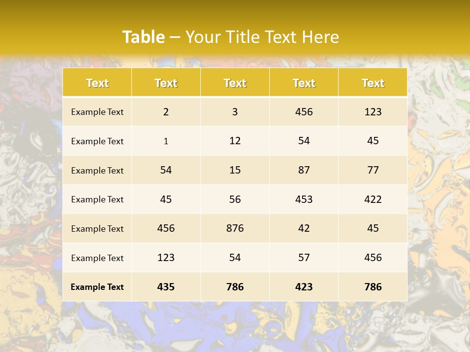 Beauty Texture Nature PowerPoint Template