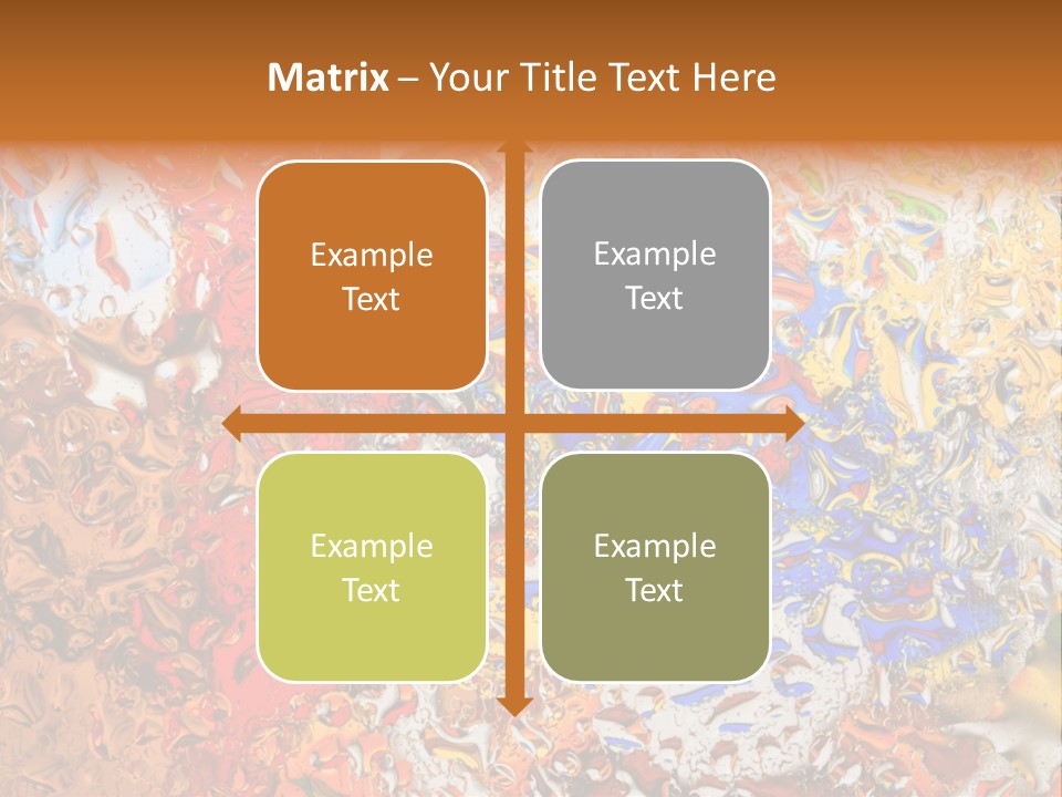 Beauty Transparent Liquid PowerPoint Template