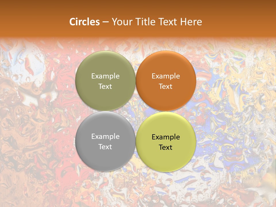 Beauty Transparent Liquid PowerPoint Template