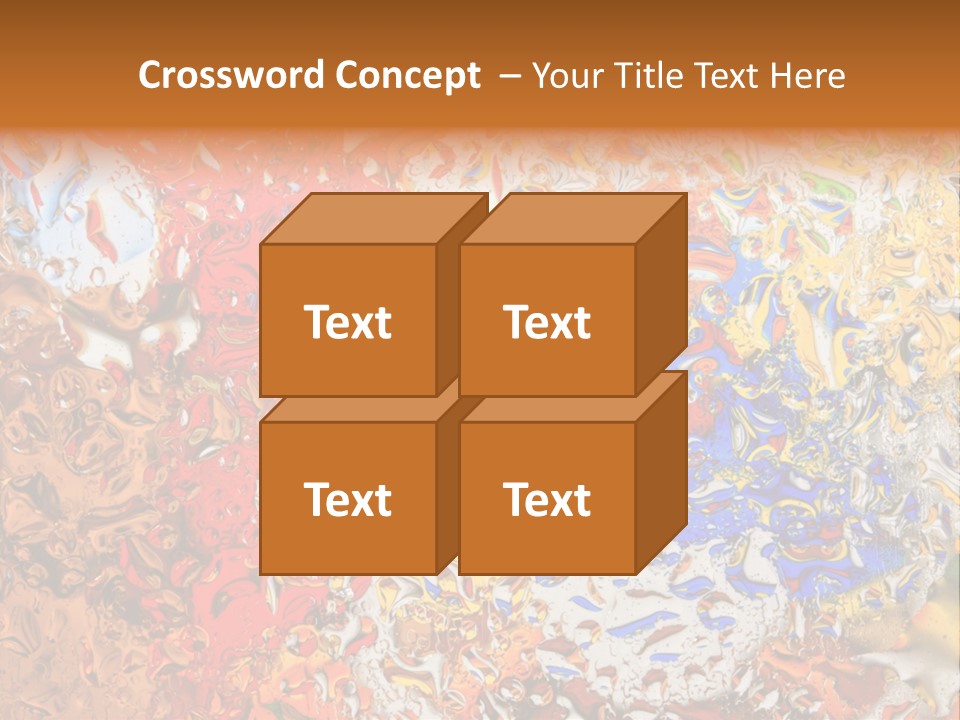 Beauty Transparent Liquid PowerPoint Template