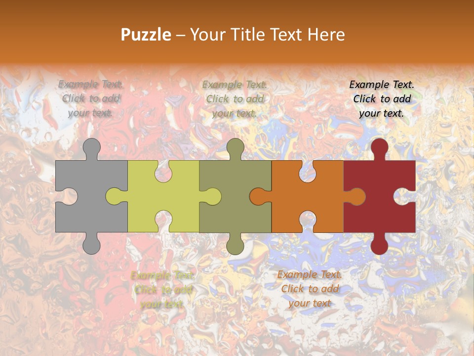 Beauty Transparent Liquid PowerPoint Template