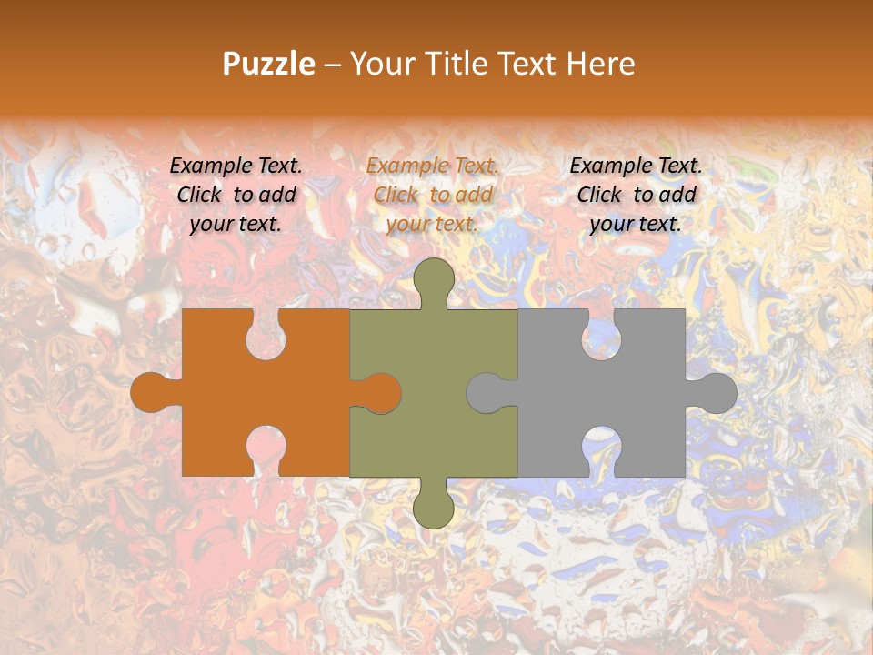 Beauty Transparent Liquid PowerPoint Template