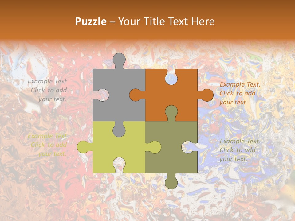 Beauty Transparent Liquid PowerPoint Template