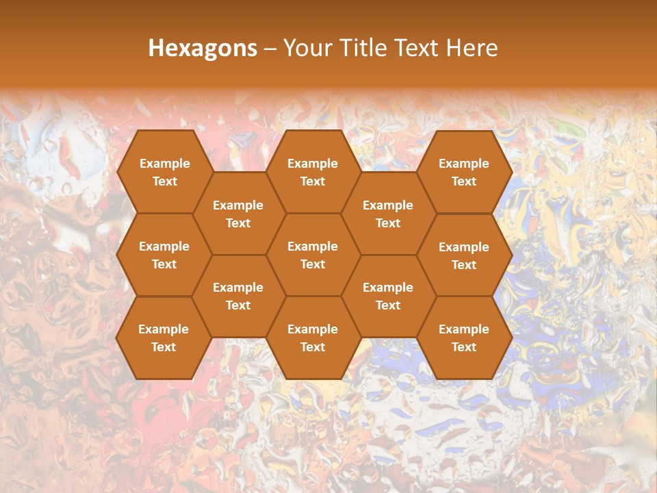 Beauty Transparent Liquid PowerPoint Template