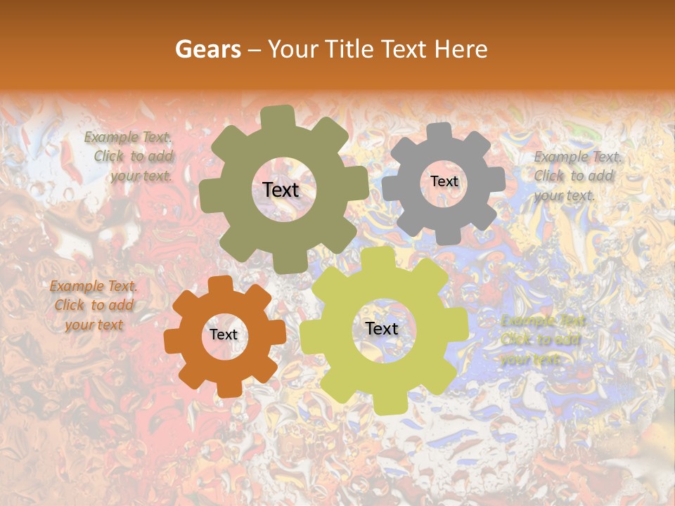 Beauty Transparent Liquid PowerPoint Template