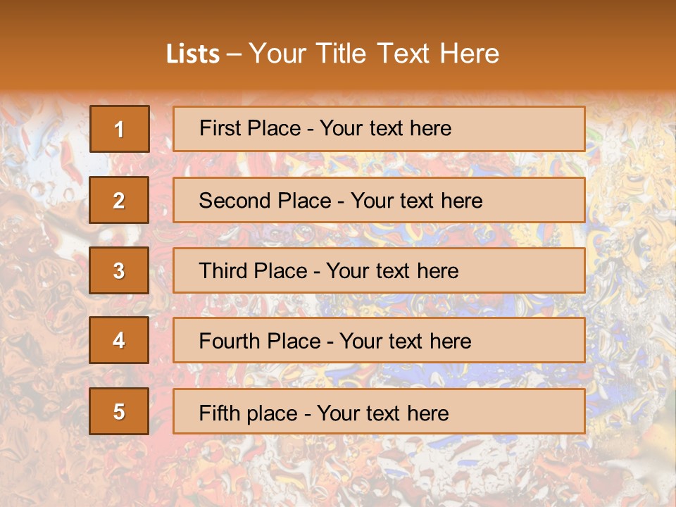 Beauty Transparent Liquid PowerPoint Template