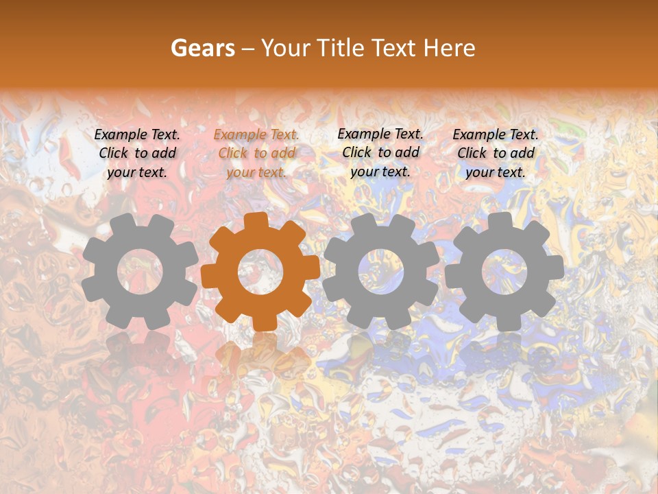 Beauty Transparent Liquid PowerPoint Template