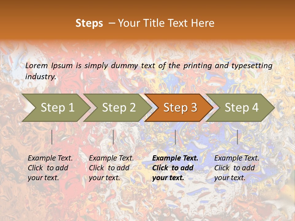 Beauty Transparent Liquid PowerPoint Template