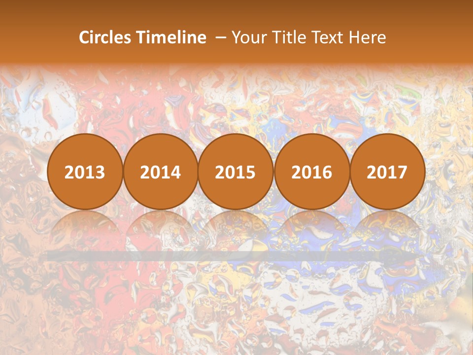 Beauty Transparent Liquid PowerPoint Template