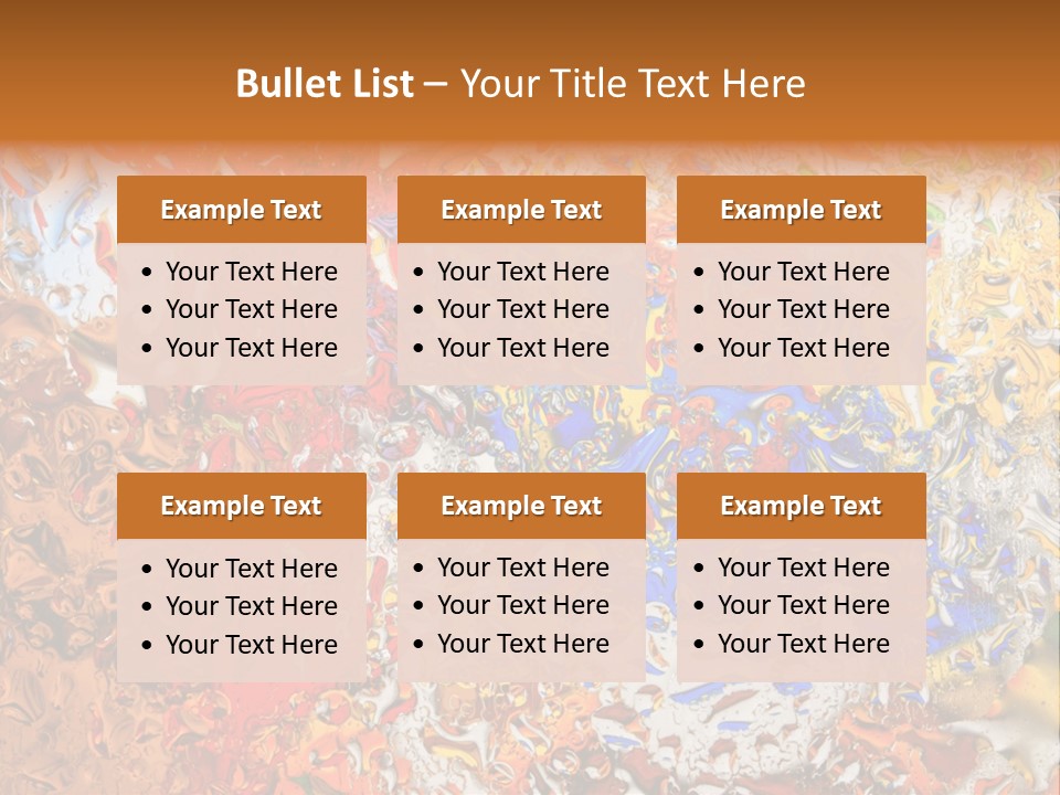 Beauty Transparent Liquid PowerPoint Template