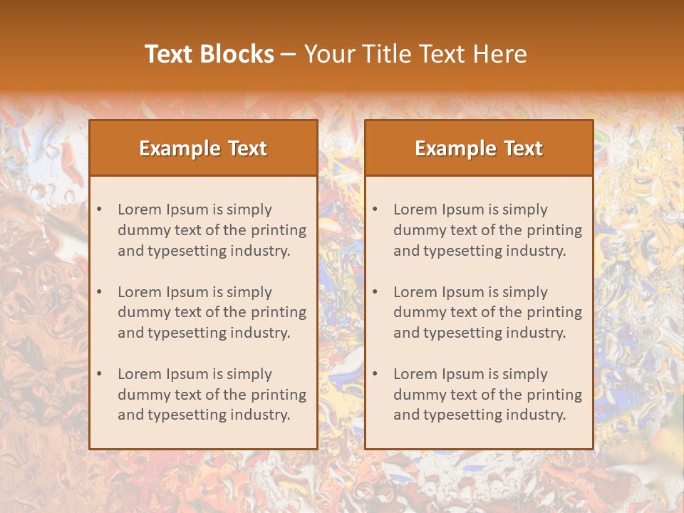 Beauty Transparent Liquid PowerPoint Template