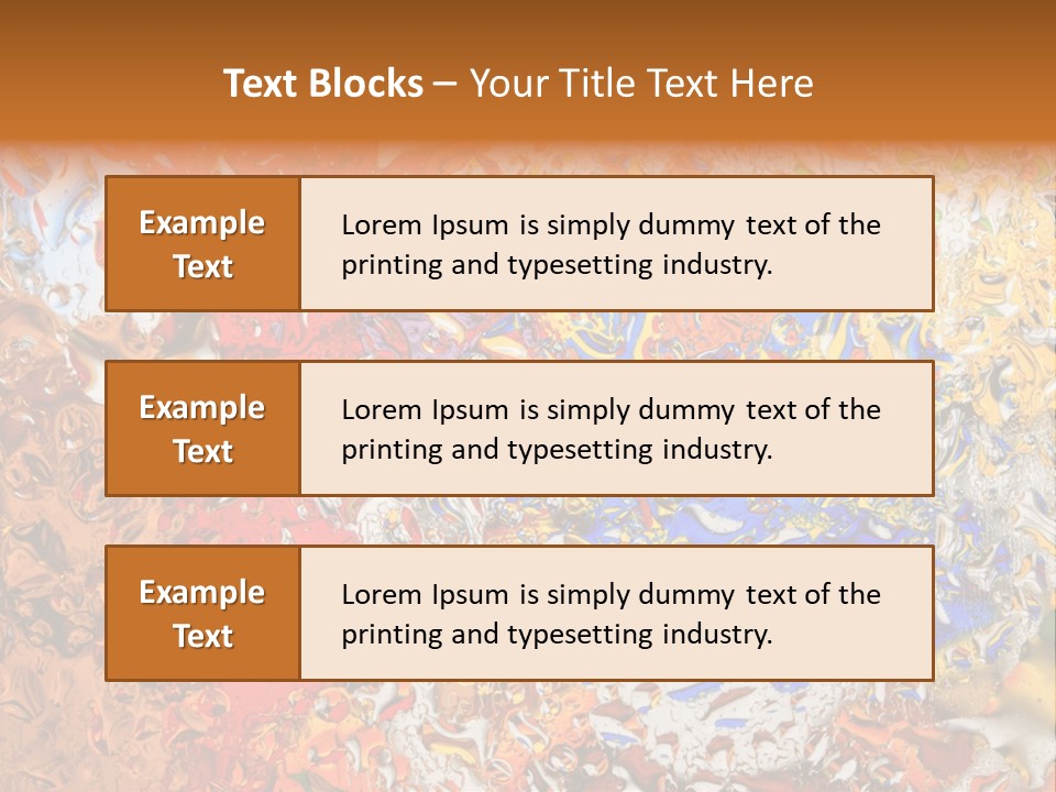 Beauty Transparent Liquid PowerPoint Template