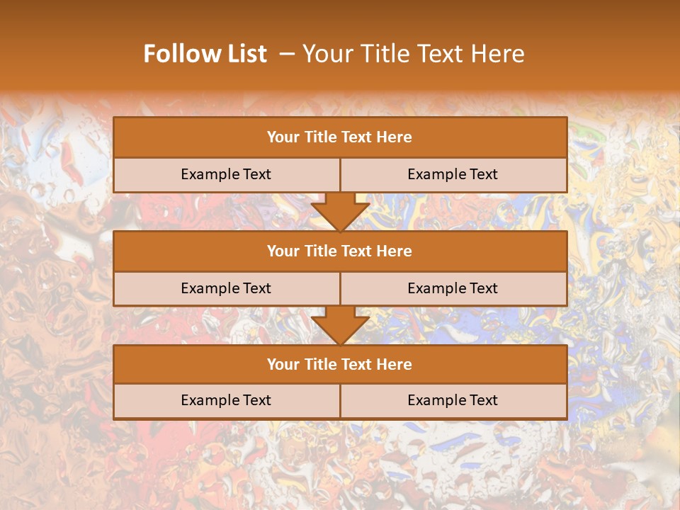 Beauty Transparent Liquid PowerPoint Template