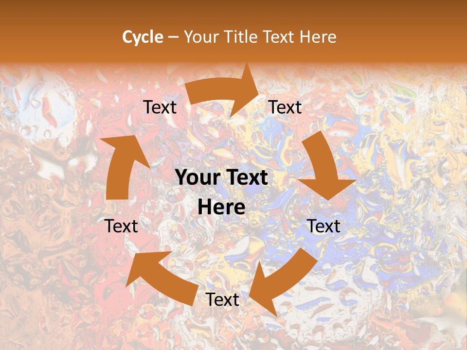 Beauty Transparent Liquid PowerPoint Template