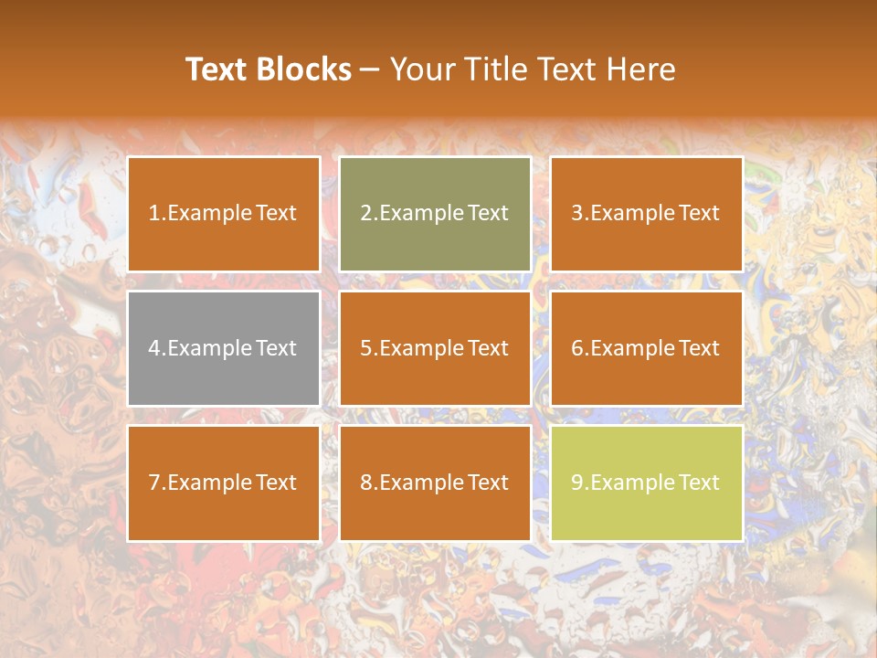 Beauty Transparent Liquid PowerPoint Template