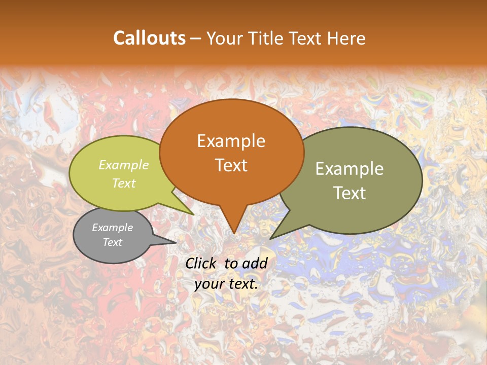Beauty Transparent Liquid PowerPoint Template