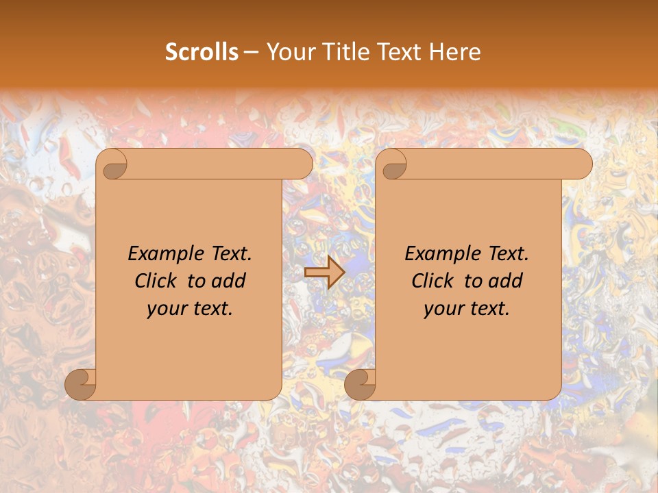 Beauty Transparent Liquid PowerPoint Template