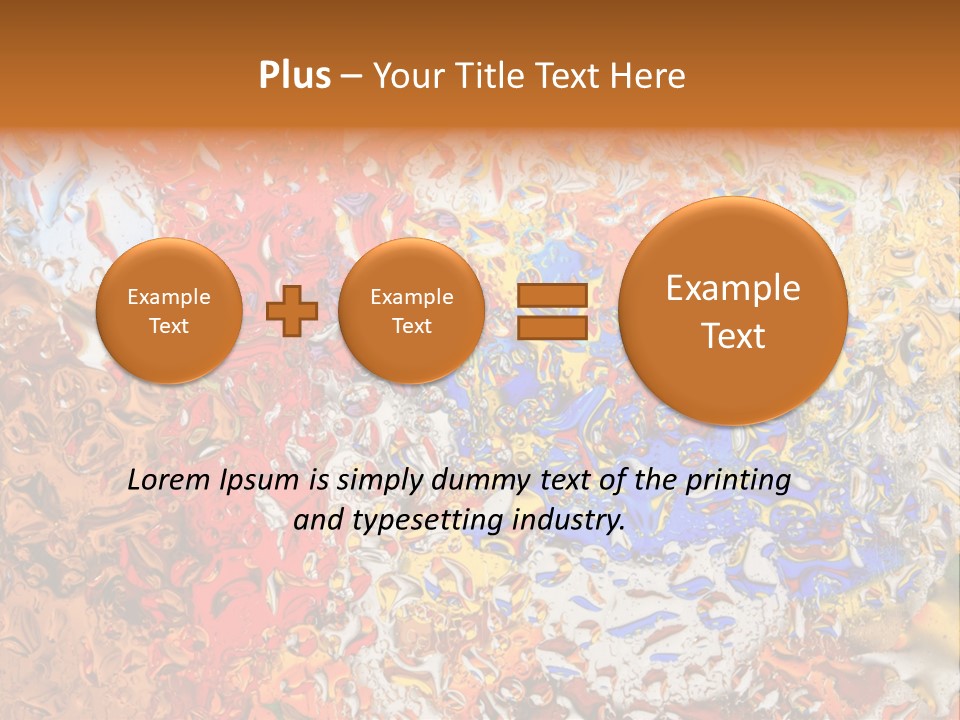Beauty Transparent Liquid PowerPoint Template